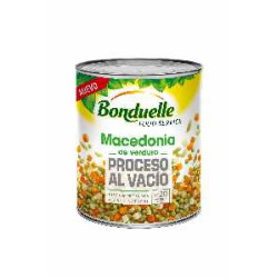 MACEDONIA VERDURAS VACIO LATA 3/4KG (P.N.E 2Kg)